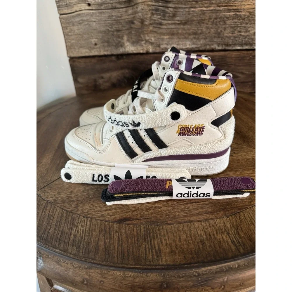 Adidas Forum 84 Hi Girls Are Awesome‎ Size 6 Display Pair. Shoes. Sneakers